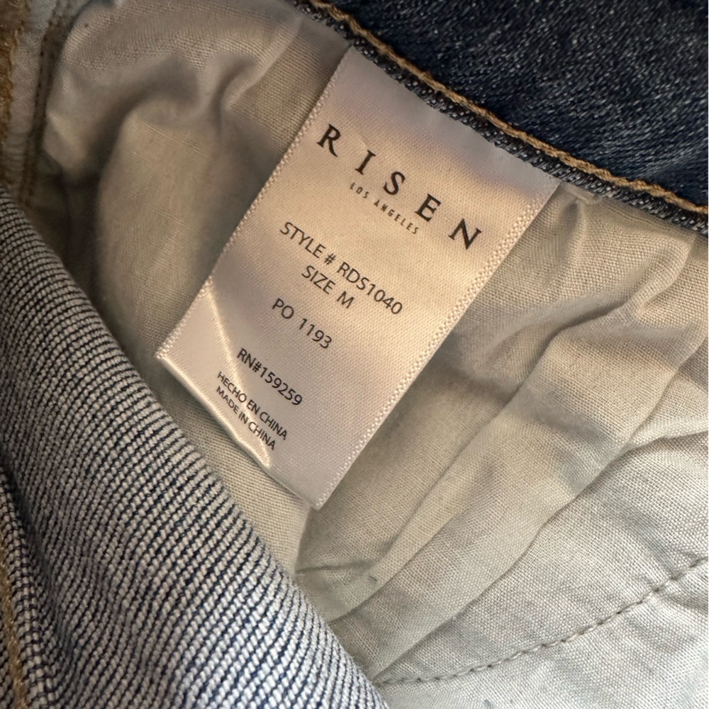 RISEN distressed denim shorts - Picture 4 of 5